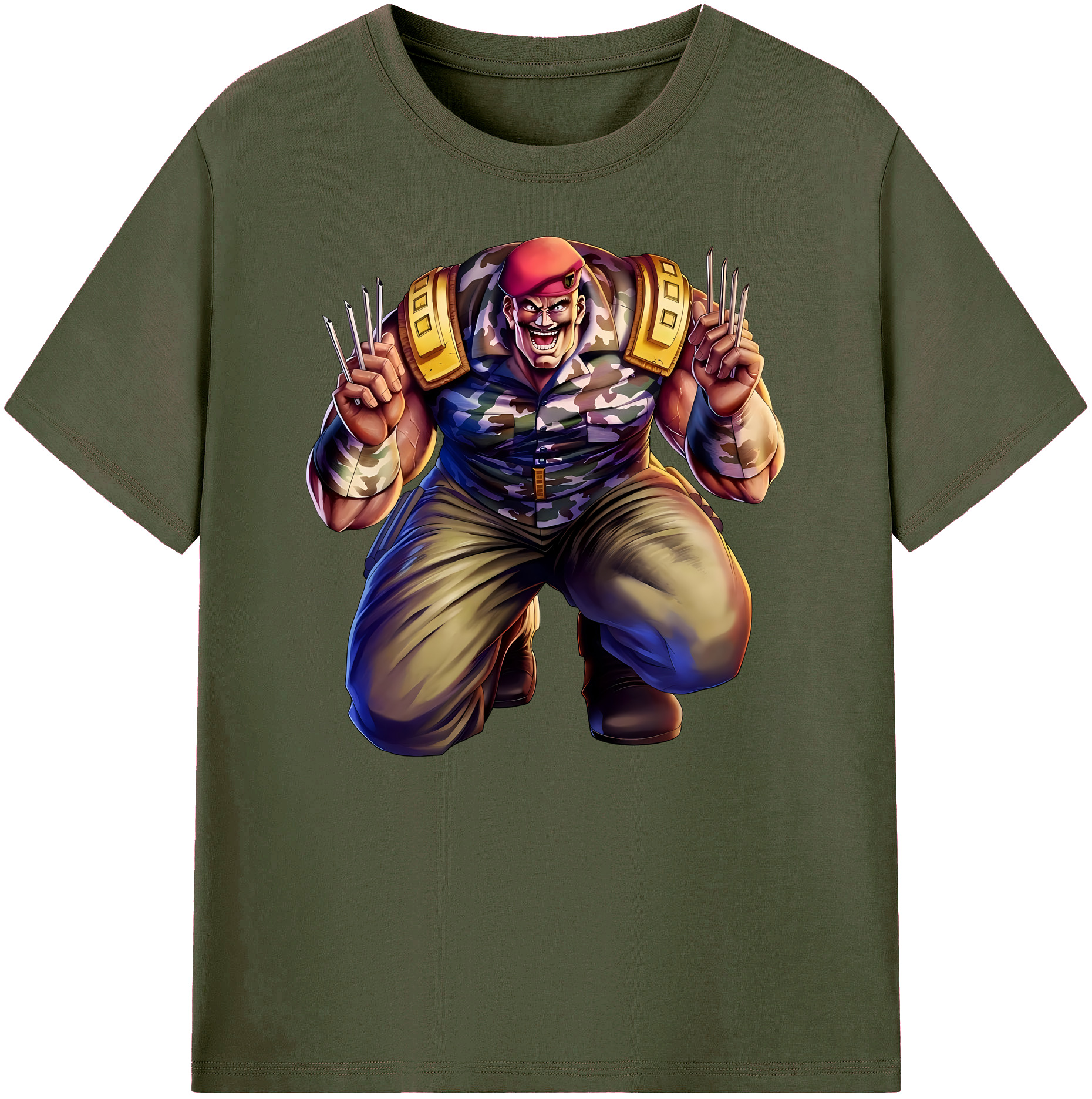 （画像用） 北斗の拳 Fist of the North Star 綿100％ メンズ半袖Tシャツ｜肌触りやわらか＆通気性